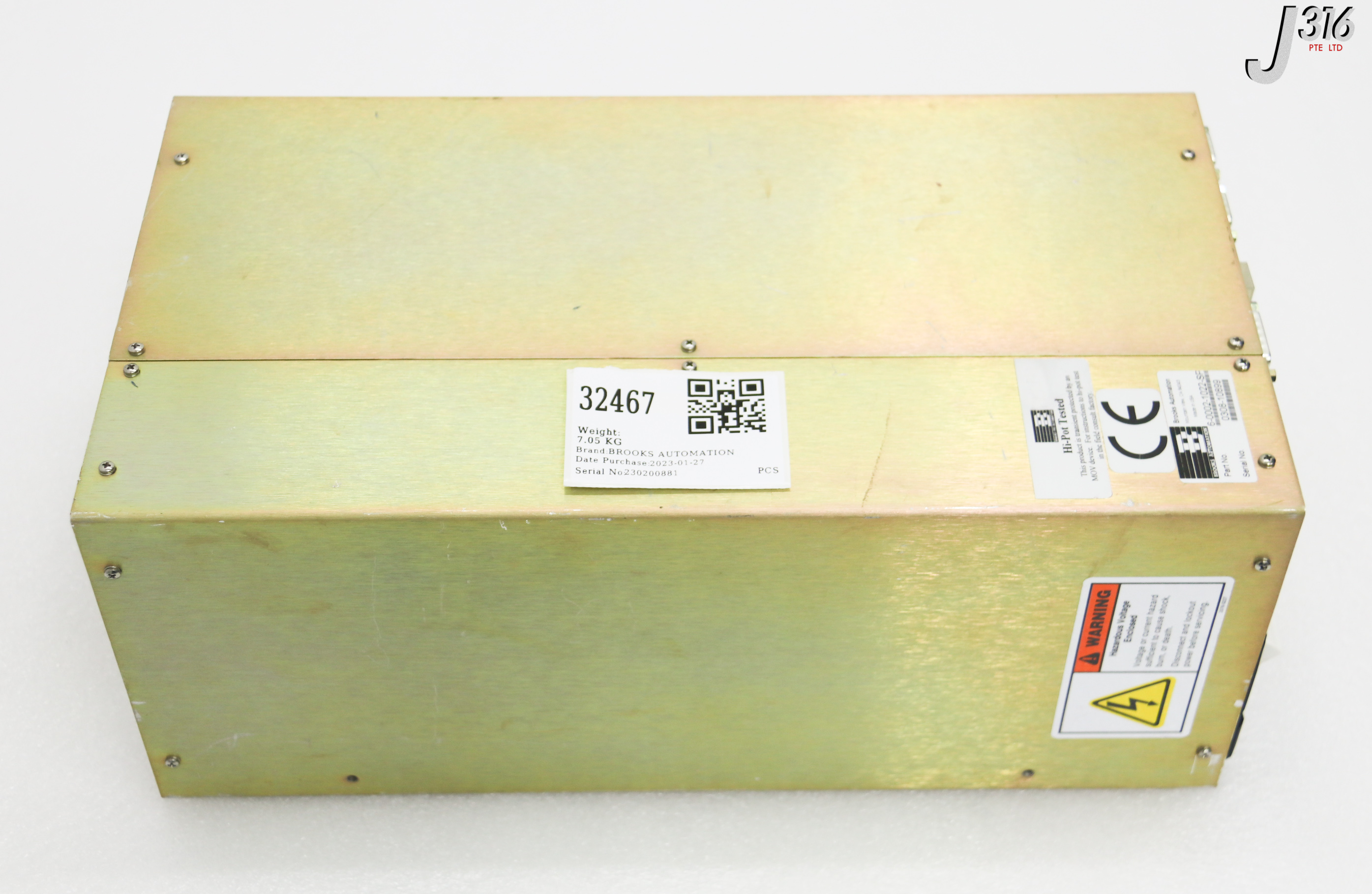 タケ 32467 BROOKS AUTOMATION ROBOT CONTROLLER, P/N: 6-0002-1022-SP SC81